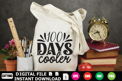 100 Days Cooler SVG Shahin alam 
