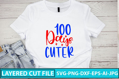 100 Days Cuter SVG Cut File SVG Syaman 
