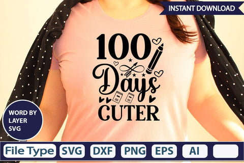 100 Days Cuter SVGs,Quotes and Sayings,Food & Drink,On Sale, Print & Cut SVG DesignPlante 503 