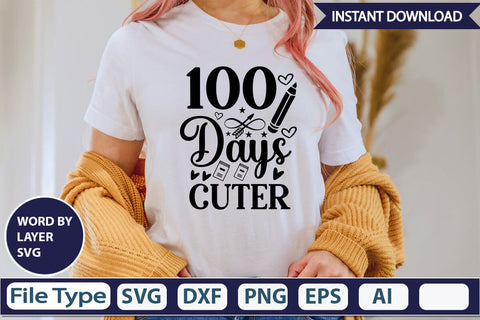 100 Days Cuter SVGs,Quotes and Sayings,Food & Drink,On Sale, Print & Cut SVG DesignPlante 503 