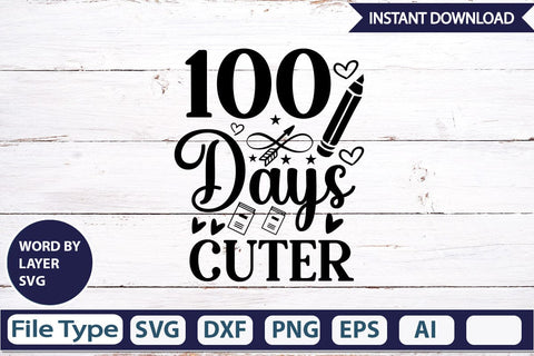 100 Days Cuter SVGs,Quotes and Sayings,Food & Drink,On Sale, Print & Cut SVG DesignPlante 503 