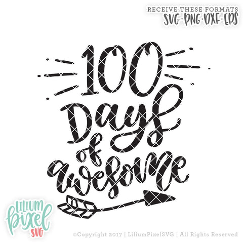 100 Days of Awesome SVG Lilium Pixel SVG 