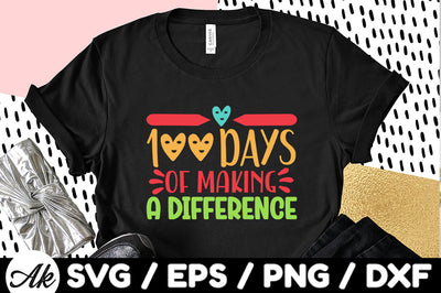 100 days of making a difference svg SVG akazaddesign 