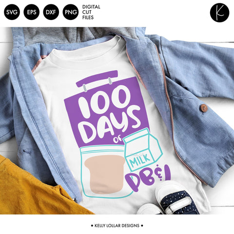100 Days of PB and J SVG Kelly Lollar Designs 