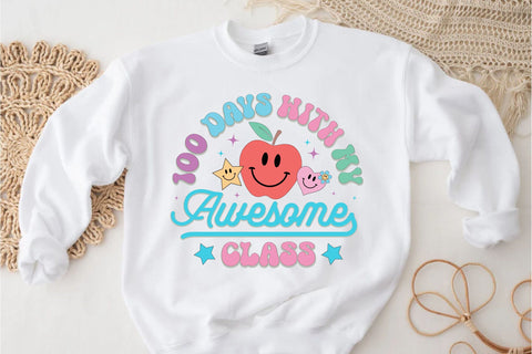 100 Days of School Bundle Sublimation Rupkotha 