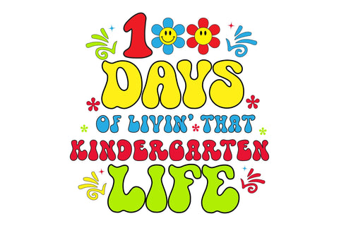 100 Days of School Bundle Sublimation Rupkotha 