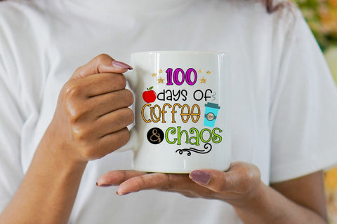 100 Days of School Sublimation Bundle I School 100 Days PNG Bundle Sublimation Happy Printables Club 