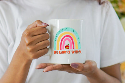 100 Days of School Sublimation Bundle I School 100 Days PNG Bundle Sublimation Happy Printables Club 