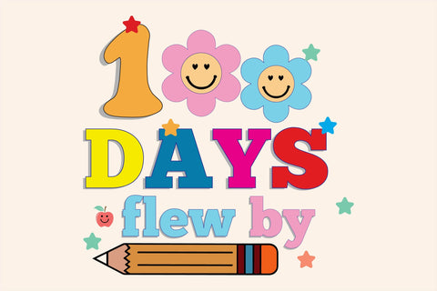 100 Days of School Sublimation Bundle Sublimation Rupkotha 