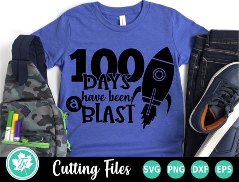 100 Days of School SVG | 100 Days Have Been a Blast SVG SVG TrueNorthImagesCA 