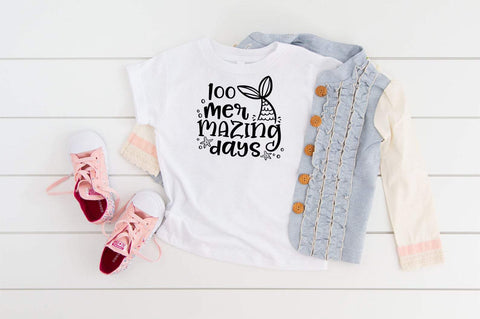 100 Days of school SVG - 100 Mermazing Days of School SVG SVG Pickled Thistle Creative 