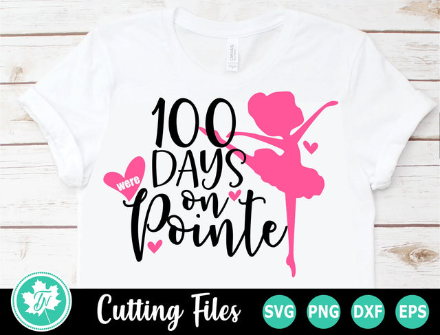 100 Days of School SVG | 100th Day SVG | Dancer SVG SVG TrueNorthImagesCA 