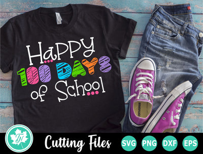 100 Days of School SVG | 100th Day SVG | Happy 100 Days SVG TrueNorthImagesCA 