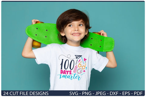 100 Days of School SVG Bundle For Teachers and Students SVG TatiStudio 