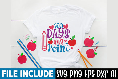 100 Days of School SVG Bundle SVG Ariyan 
