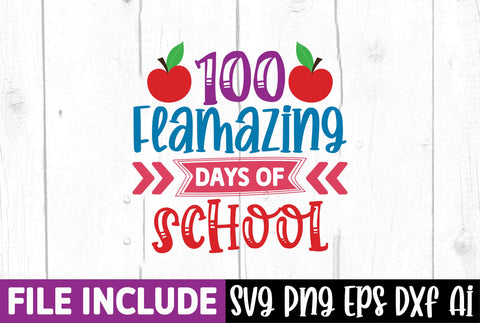100 Days of School SVG Bundle SVG Ariyan 