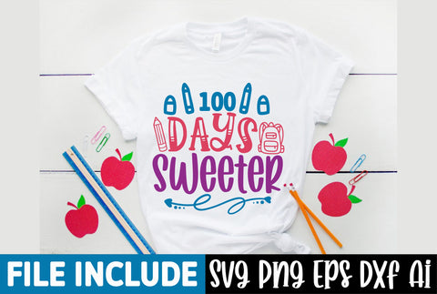 100 Days of School SVG Bundle SVG Ariyan 
