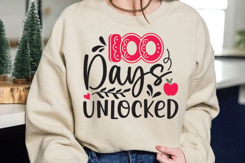 100 days of school SVG Bundle SVG md faruk hossain 