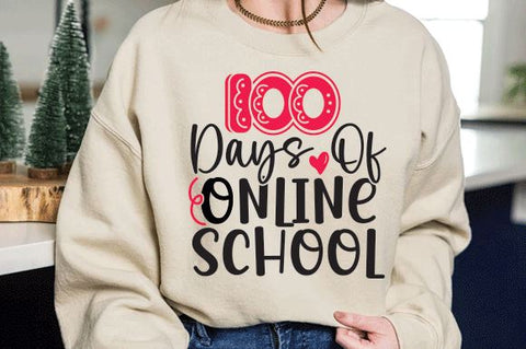 100 days of school SVG Bundle SVG md faruk hossain 