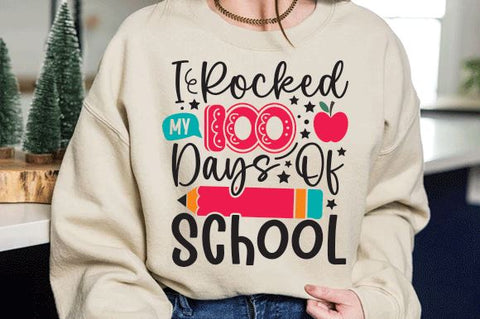 100 days of school SVG Bundle SVG md faruk hossain 
