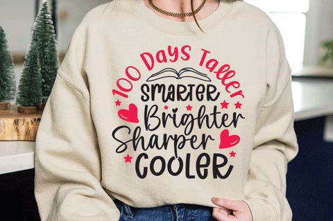 100 days of school SVG Bundle SVG md faruk hossain 