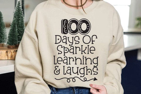 100 days of school SVG Bundle SVG md faruk hossain 