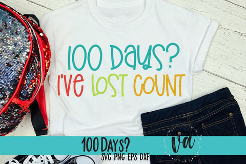 100 Days of School SVG Bundle SVG V. Anderson Designs 