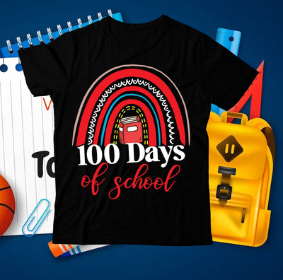 100 Days of School SVG Cut File, 100 Days of School SVG Bundle ,100 Days of School SVG Bundle Quotes , Funny 100 Days of School SVG Bundle SVG BlackCatsMedia 