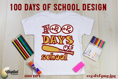 100 Days Of School SVG. Design School SVG. School SVG SVG Evgenyia Guschina 