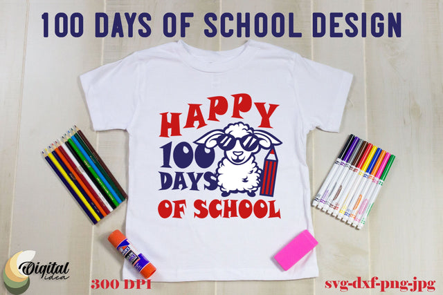 100 Days Of School SVG. Design School SVG. School SVG SVG Evgenyia Guschina 