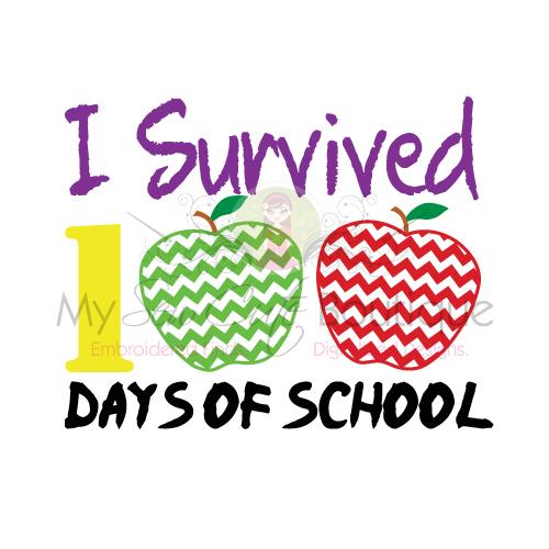 100 Days of School SVG Files, School SVG, 100 Days SVG, Teacher Svg, 100th Day of School, 100th Day Svg, I Survived 100 Days of school svg SVG My Sew Cute Boutique 