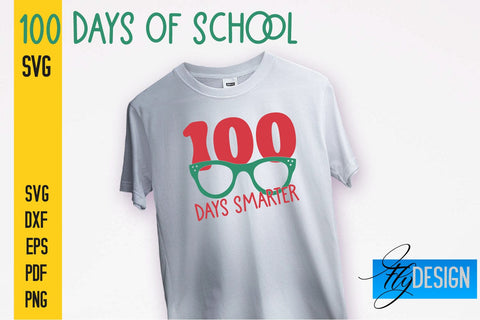 100 days of school SVG | Funny Quotes SVG Design | School SVG SVG Fly Design 