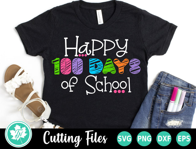 100 Days of School SVG | Happy 100 Days of School SVG TrueNorthImagesCA 