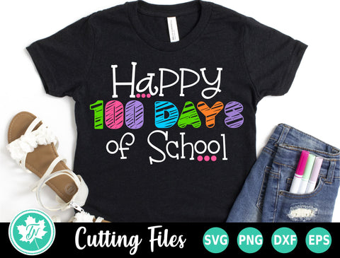 100 Days of School SVG | Happy 100 Days of School SVG TrueNorthImagesCA 