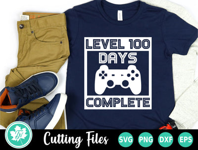 100 Days of School SVG | Level 100 Days Complete SVG TrueNorthImagesCA 