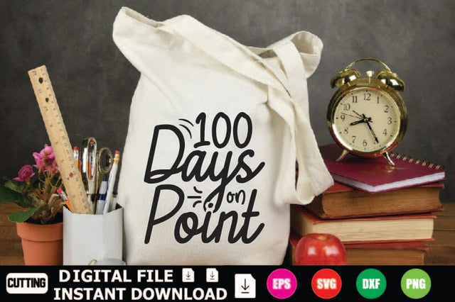 100 Days On Point SVG Shahin alam 
