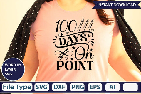 100 Days On Point SVGs,Quotes and Sayings,Food & Drink,On Sale, Print & Cut SVG DesignPlante 503 