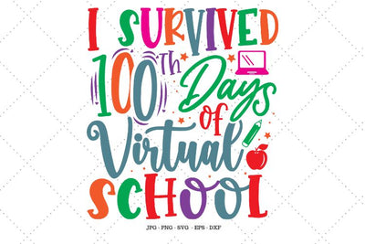 100 Days Png, School Gifts, Png Download, Instant Download, School Days, School Quarantine, Education Gift SVG SVG Digital Designer 