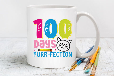 100 days purr-fection SVG SVG Regulrcrative 