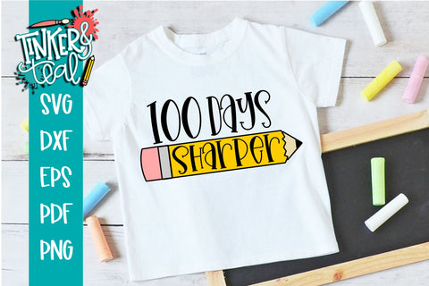 100 Days Sharper School SVG SVG Tinker & Teal 