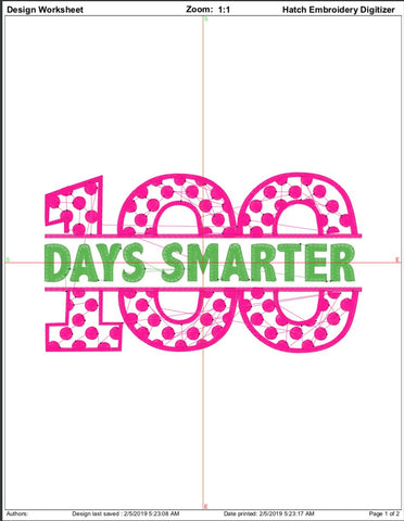 100 Days Smarter Embroidery/Applique MLM Design Studio 