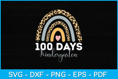 100 Days Smarter Kindergarten Happy 100th Day Of School Svg Design SVG artprintfile 