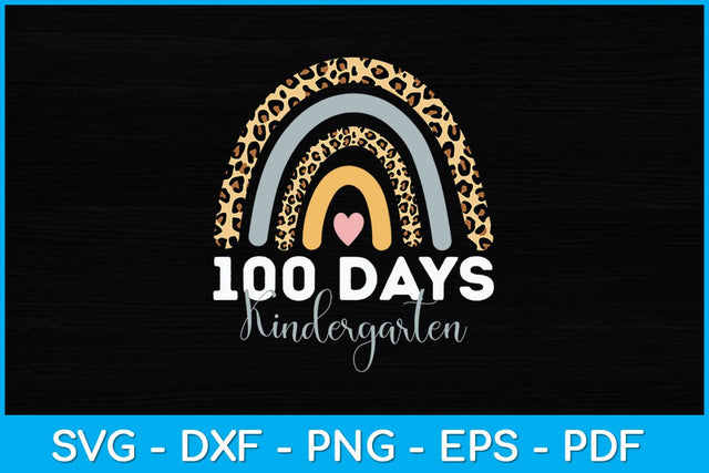 100 Days Smarter Kindergarten Happy 100th Day Of School Svg Design SVG artprintfile 