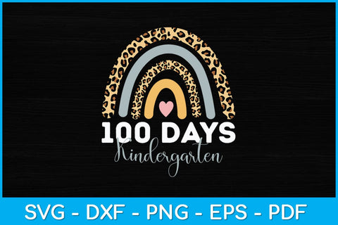 100 Days Smarter Kindergarten Happy 100th Day Of School Svg Design SVG artprintfile 