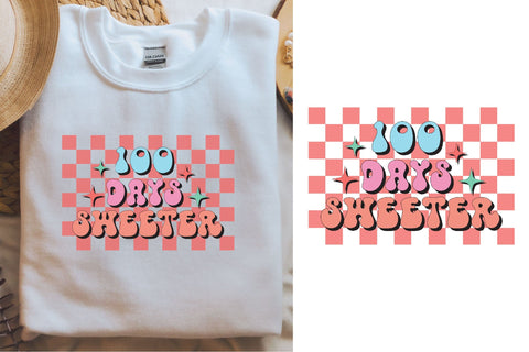 100 Days Sweeter SVG SVG SVGista 