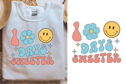 100 Days Sweeter SVG SVGista 