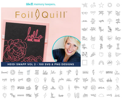 100 Foil Quill Designs by Heidi Swapp (Vol 2) SVG We R Memory Keeper's Foil Quill 