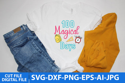 100 Magical Days SVG Cut File SVG BlackCatsMedia 