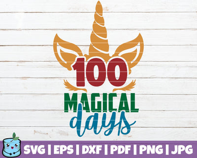 100 Magical Days SVG MintyMarshmallows 