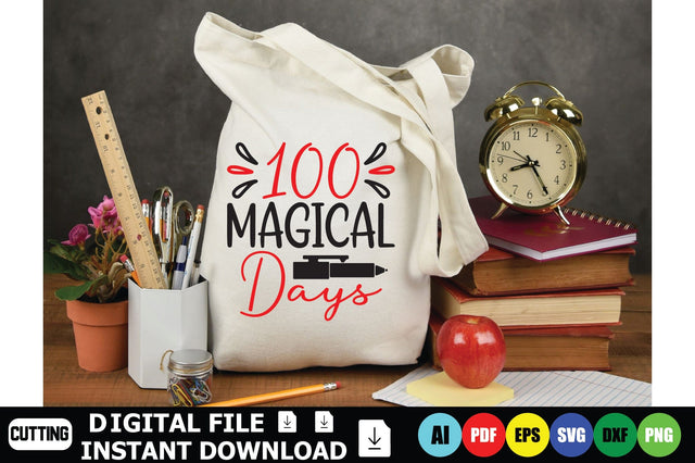 100 Magical Days SVG Shahin alam 